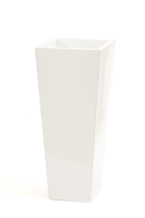 Vari tipi di vasi: Colonna di metallo bianca (conica)