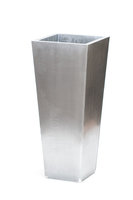 Vari tipi di vasi: Colonna de metallo argento (conica)